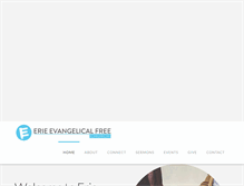 Tablet Screenshot of erieefree.com